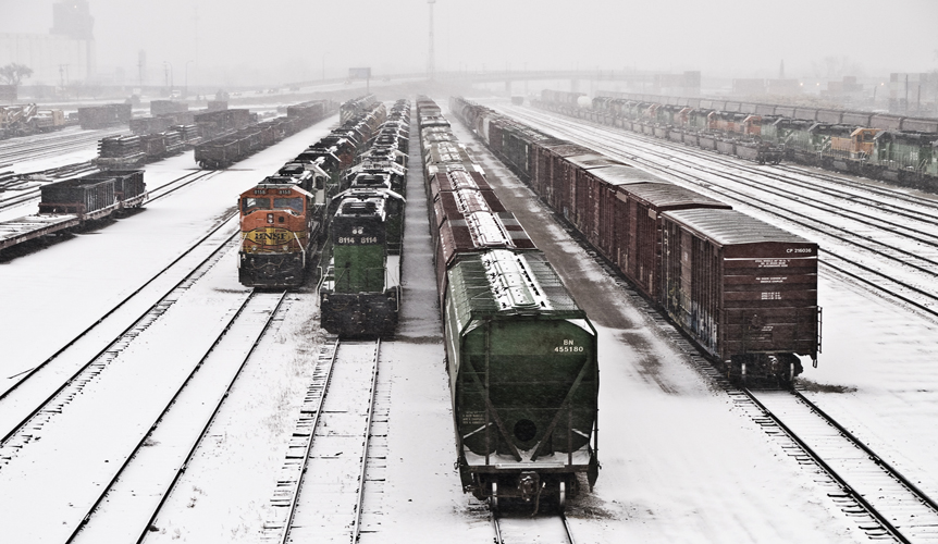Trains & Snow 